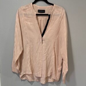 ZADIG & VOLTAIRE DELUXE Light Pink Silk Blouse